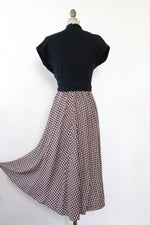 Nina Piccalino Checker Dress M/L