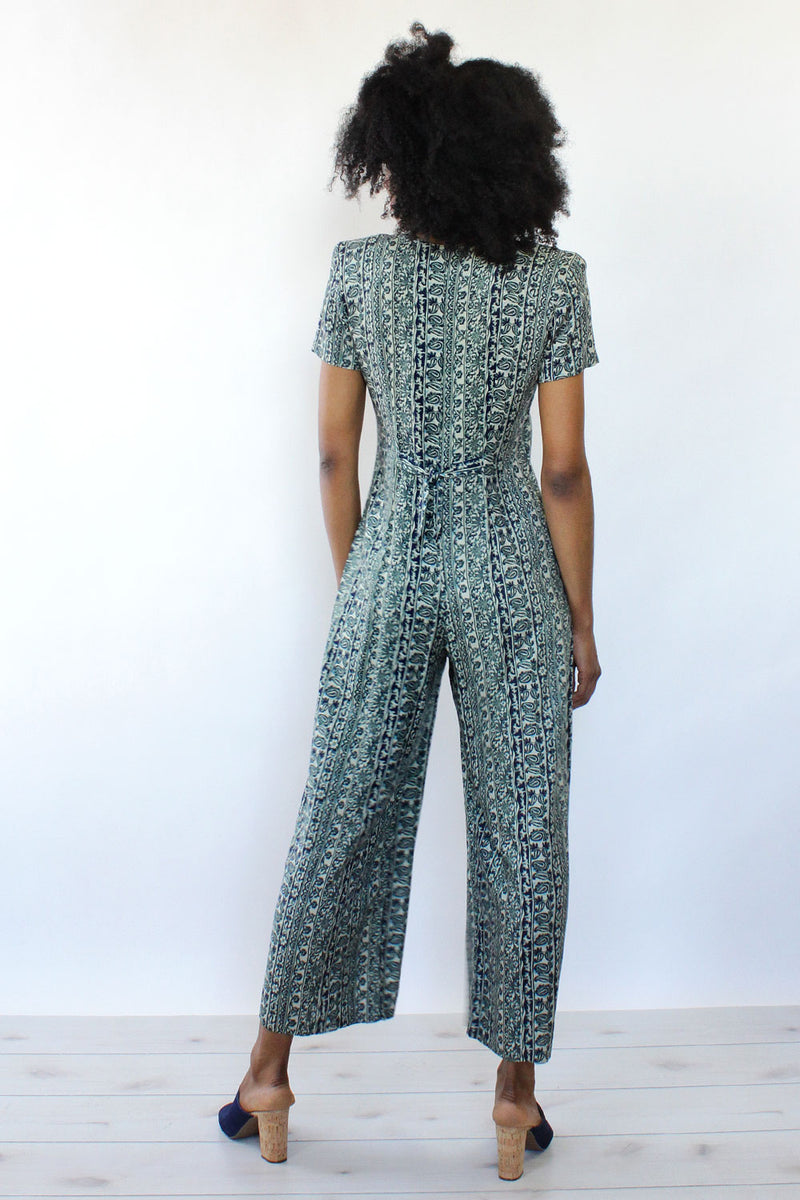 Batik Print Jumpsuit S/M