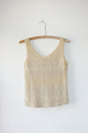 Champagne Sequin Tank XS/S