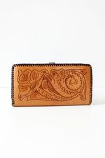 Tooled Leather 70s Wallet