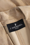 Sand Suede Belted Shirtdress M