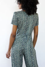 Batik Print Jumpsuit S/M