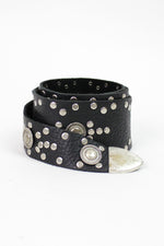 Wrapped studded belt