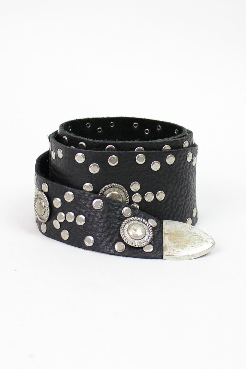 Wrapped studded belt