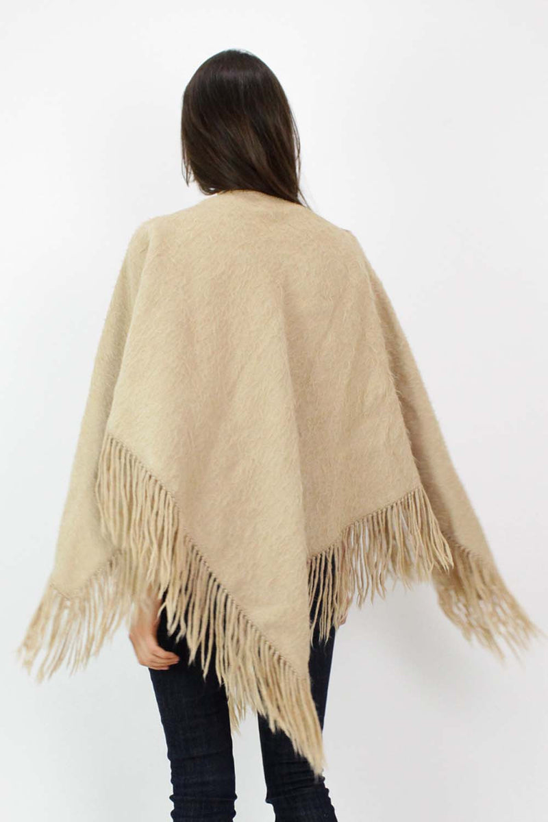 vintage fringe poncho