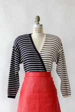 St. John Criss Cross Sweater M/L