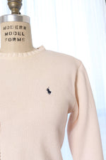 Polo Cotton Crewneck Sweater XS/S