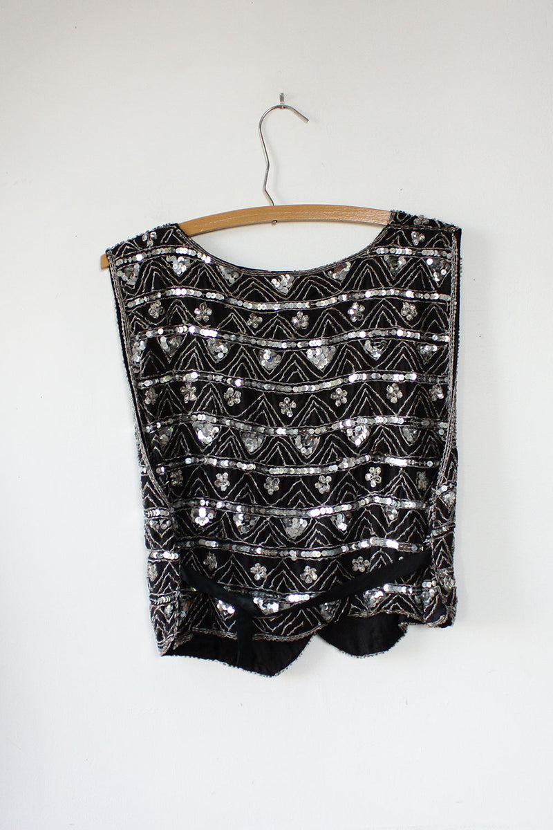 Ball Drop Beaded Vest