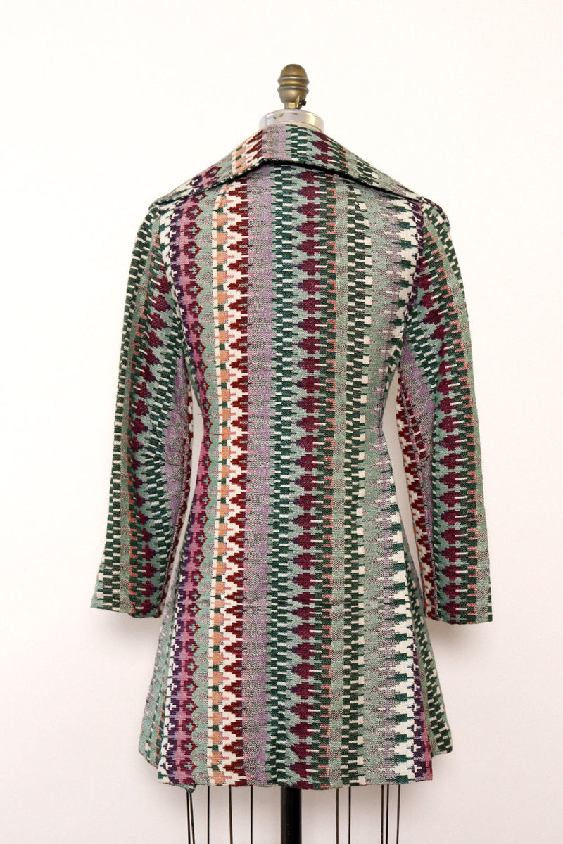 Zigzag Tapestry Coat S