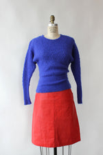 Ultramarine Tuck Stitch Sweater XS-M