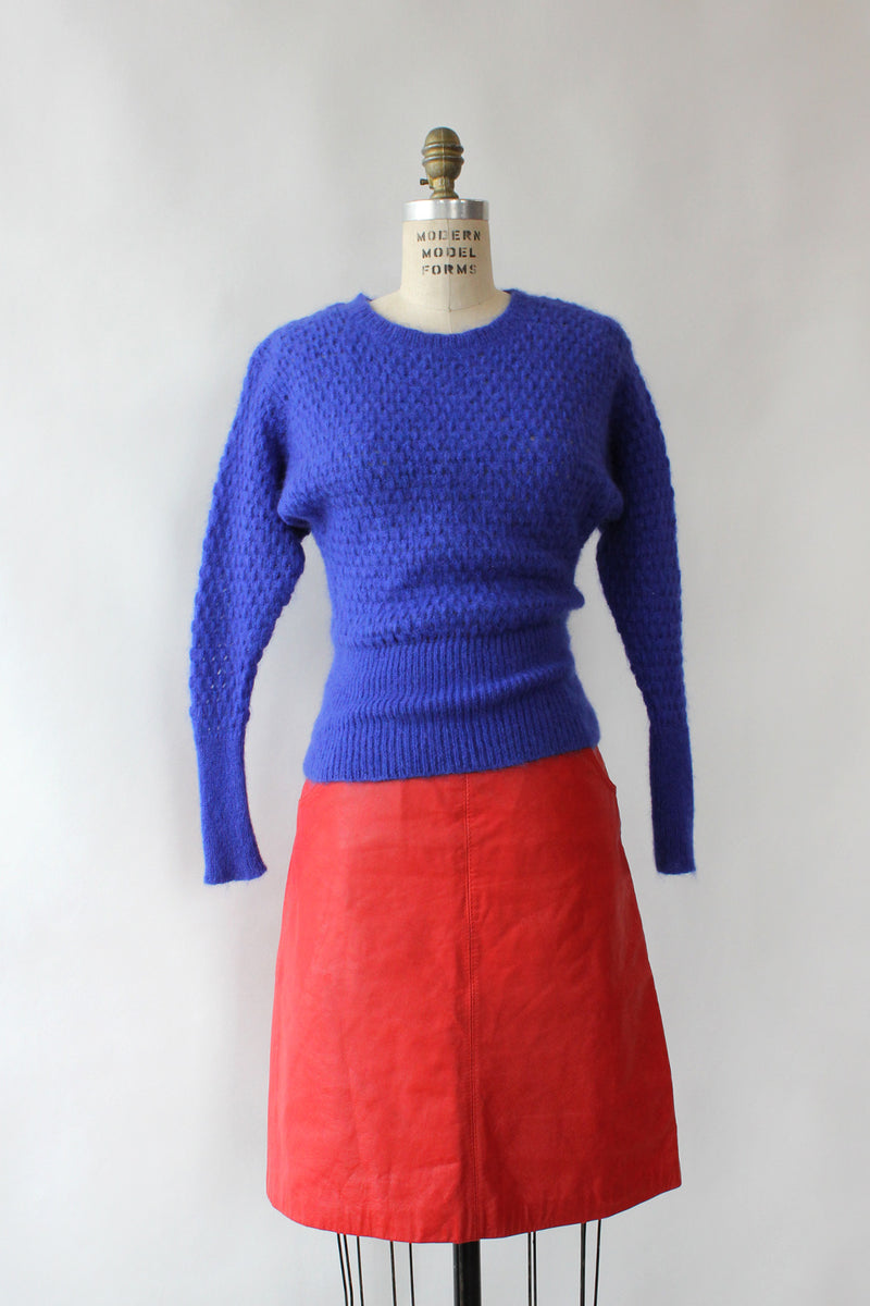 Ultramarine Tuck Stitch Sweater XS-M