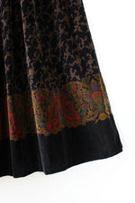 Baroque Velvet Skirt M