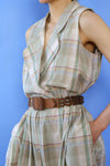 Bushwacker Sage Plaid Frontier Dress S/M