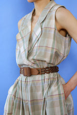 Bushwacker Sage Plaid Frontier Dress S/M