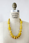 Daffodil Wood Bead Necklace