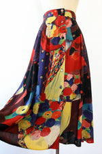 Painterly Midi Skirt S