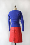 Ultramarine Tuck Stitch Sweater XS-M