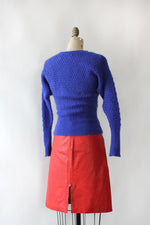 Ultramarine Tuck Stitch Sweater XS-M