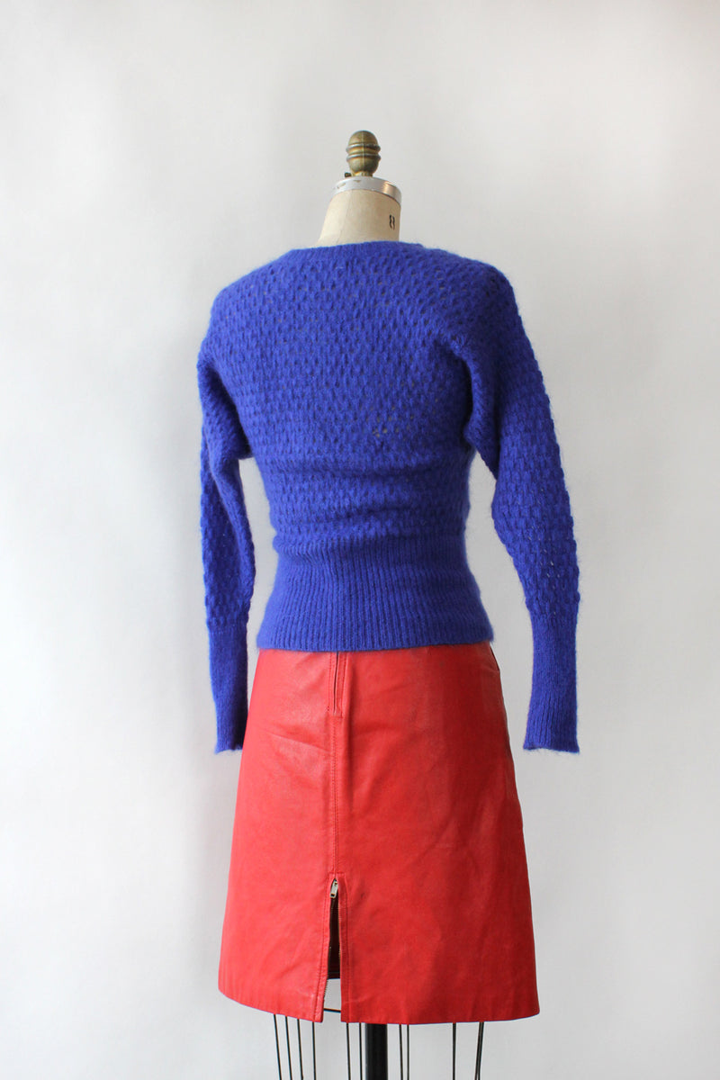 Ultramarine Tuck Stitch Sweater XS-M