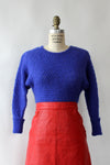 Ultramarine Tuck Stitch Sweater XS-M