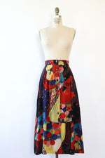 Painterly Midi Skirt S