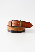 Scenic Tooled Leather Belt