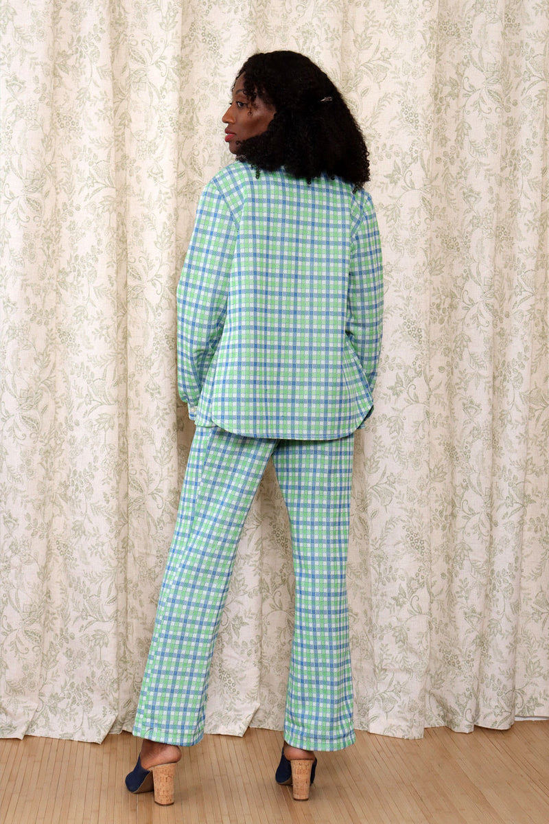 Hamilton Grass Green Plaid Suit M-M/L
