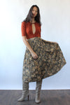Picone Wildflower Pleated Skirt S/M
