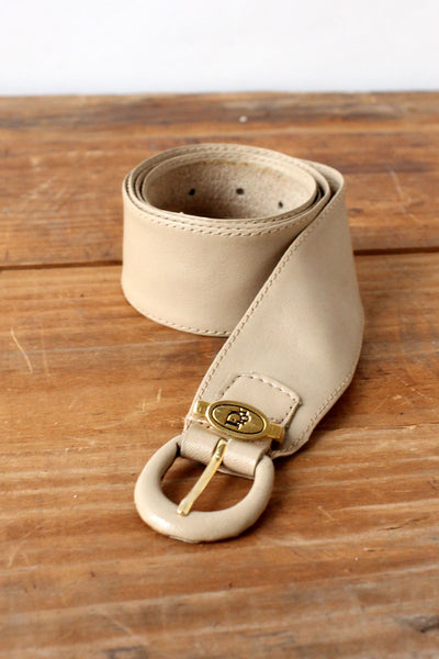 Dior Nude Leather Cinch Belt – OMNIA