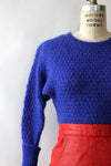 Ultramarine Tuck Stitch Sweater XS-M