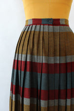 Giuseppie Striped Pleat Skirt XS/S