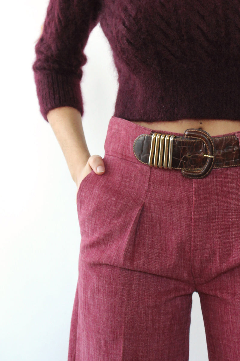 Mulberry Cuff Flares M