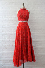 Scarlet Bandana Print Maxi Dress S