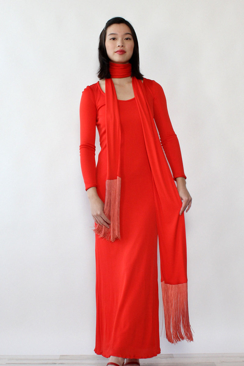 Jill Richards Fringe Stole Maxi S