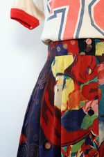 Painterly Midi Skirt S