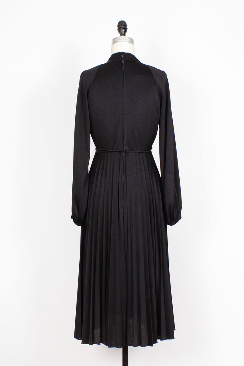 Accordion Pleat Party Dress M