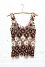 Cafe Crochet Tank S/M