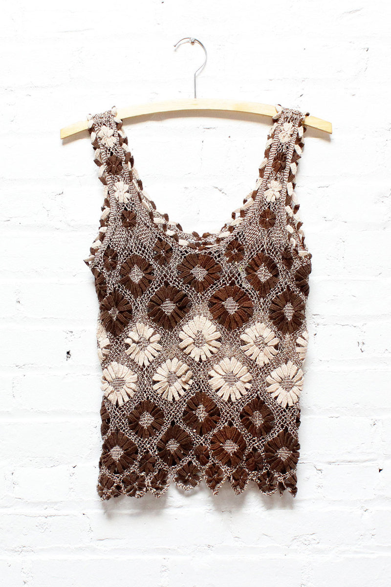 Cafe Crochet Tank S/M