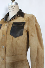 Reversible Fitted Leather Jacket XS/S