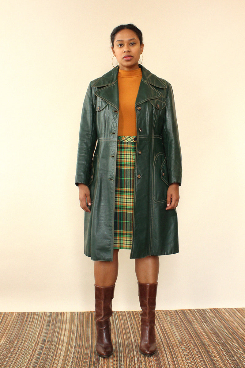 Topanga Ivy Leather Trench M