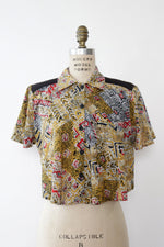 Stoplight Flare Crop Shirt M