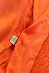 Tangerine Textured Weave Coat S/M