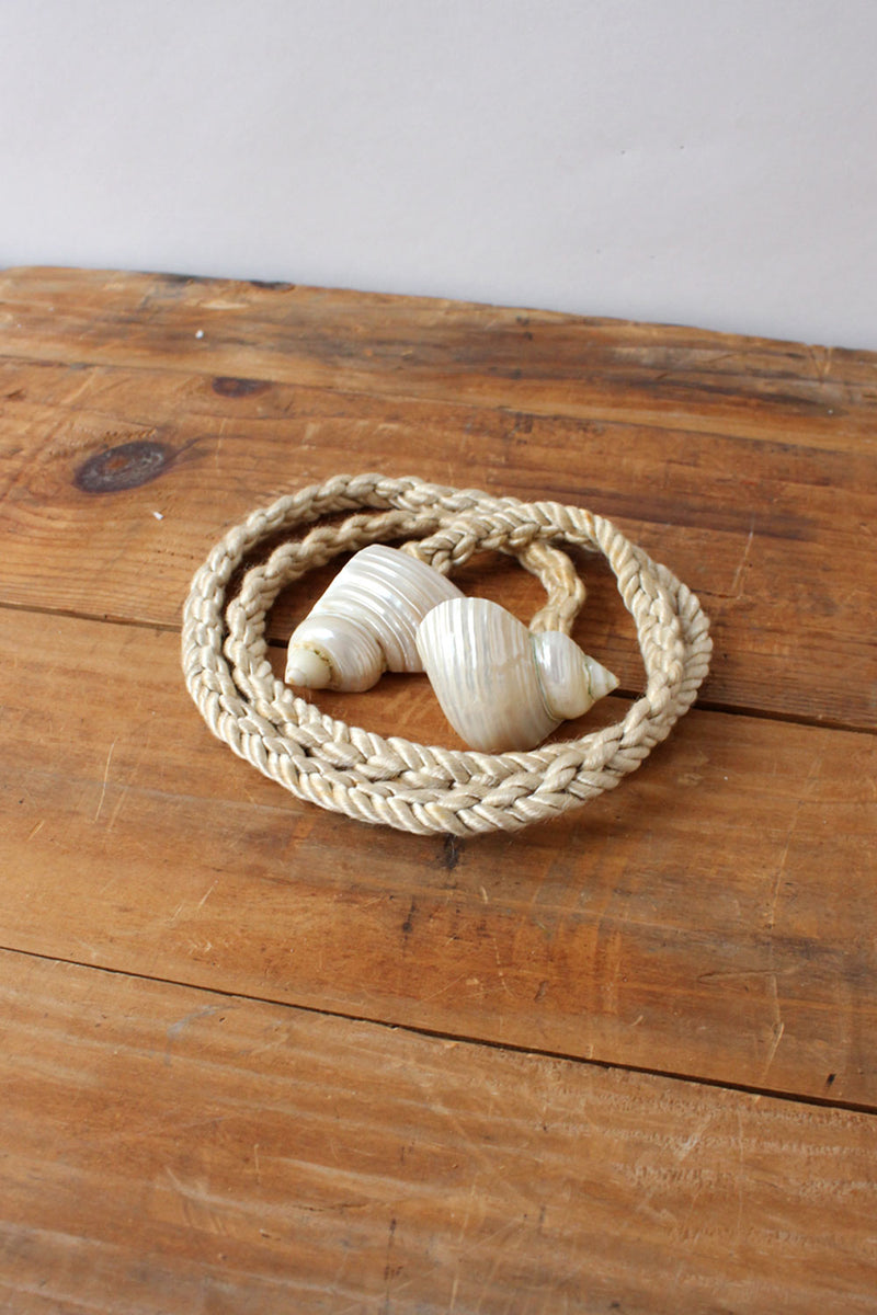 Seashell Rope Belt