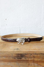 Silver Frog Belt