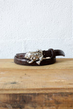 Silver Frog Belt