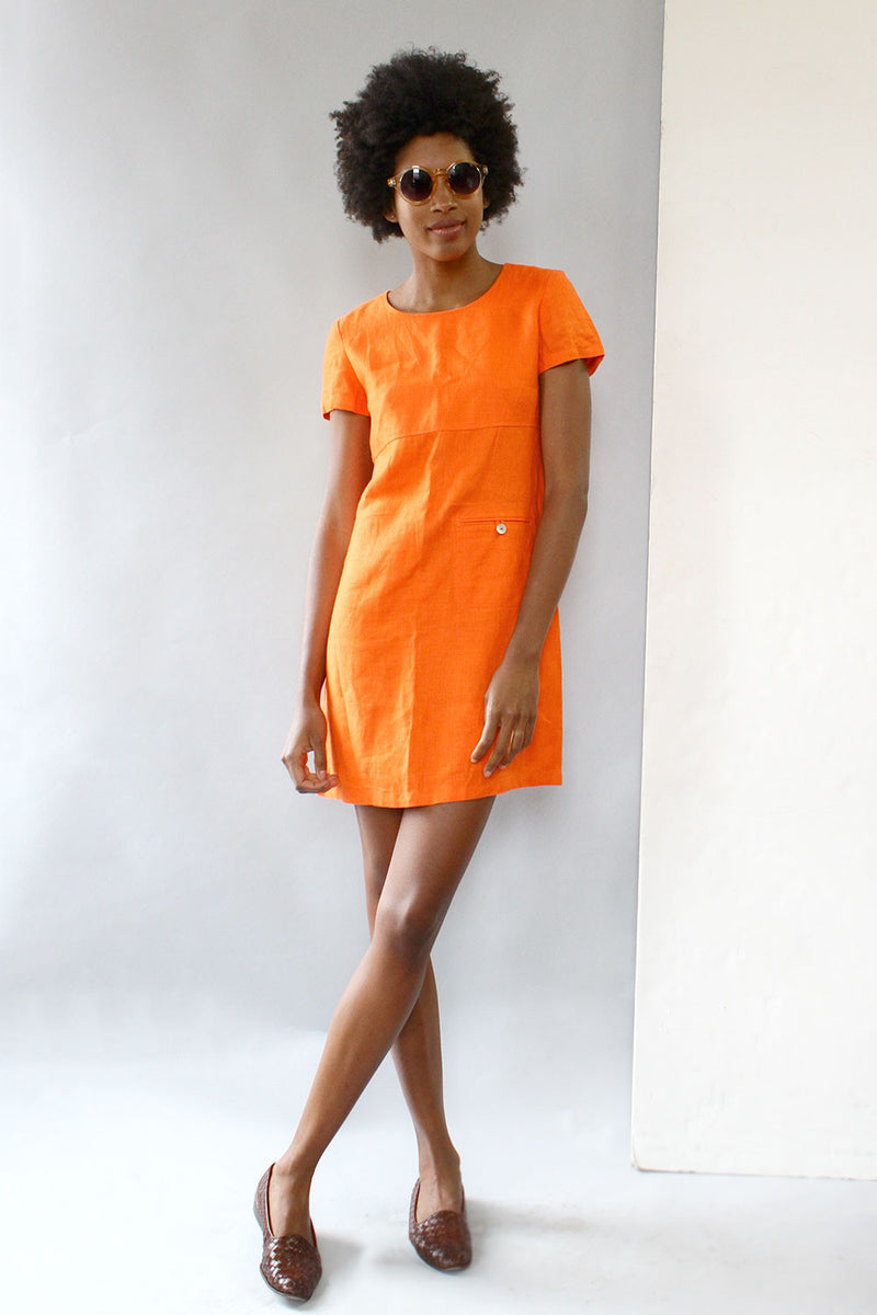 Tropicana Linen Dress XS