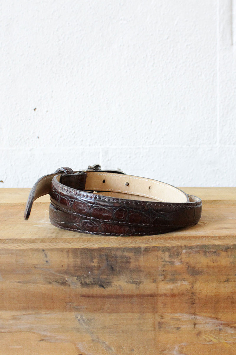 Silver Frog Belt