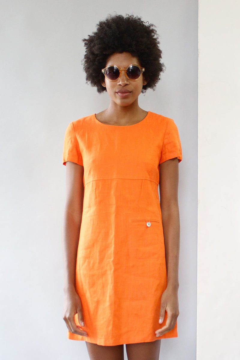 Tropicana Linen Dress XS