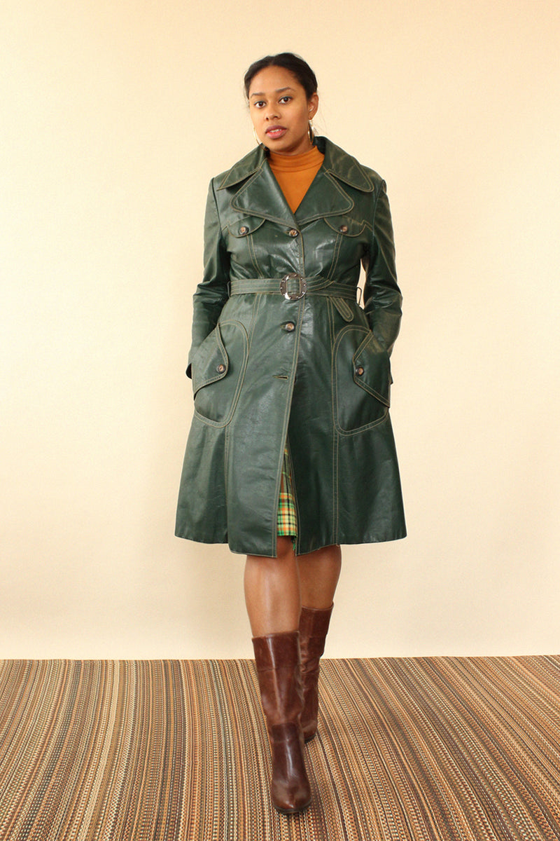 Topanga Ivy Leather Trench M