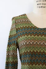 Feathered Pointelle Knit Top M/L